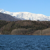 青木湖から北アルプス