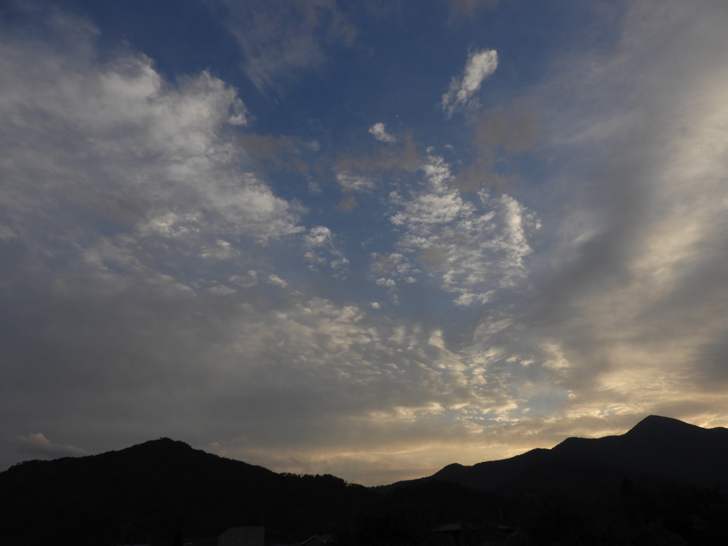 夕暮れ