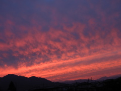 今日の夕日は凄かった！