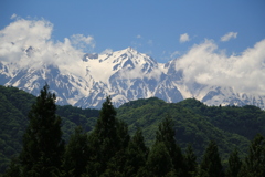 北アルプス(五竜岳)