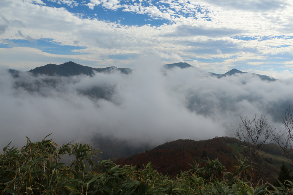 霧の上は青空