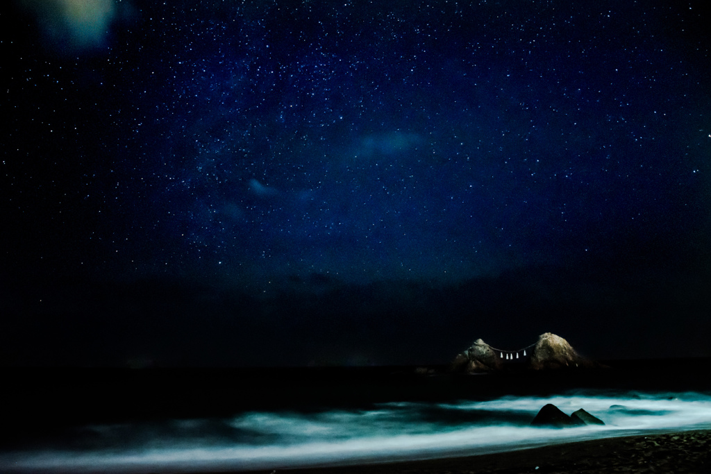 二見ヶ浦の星空