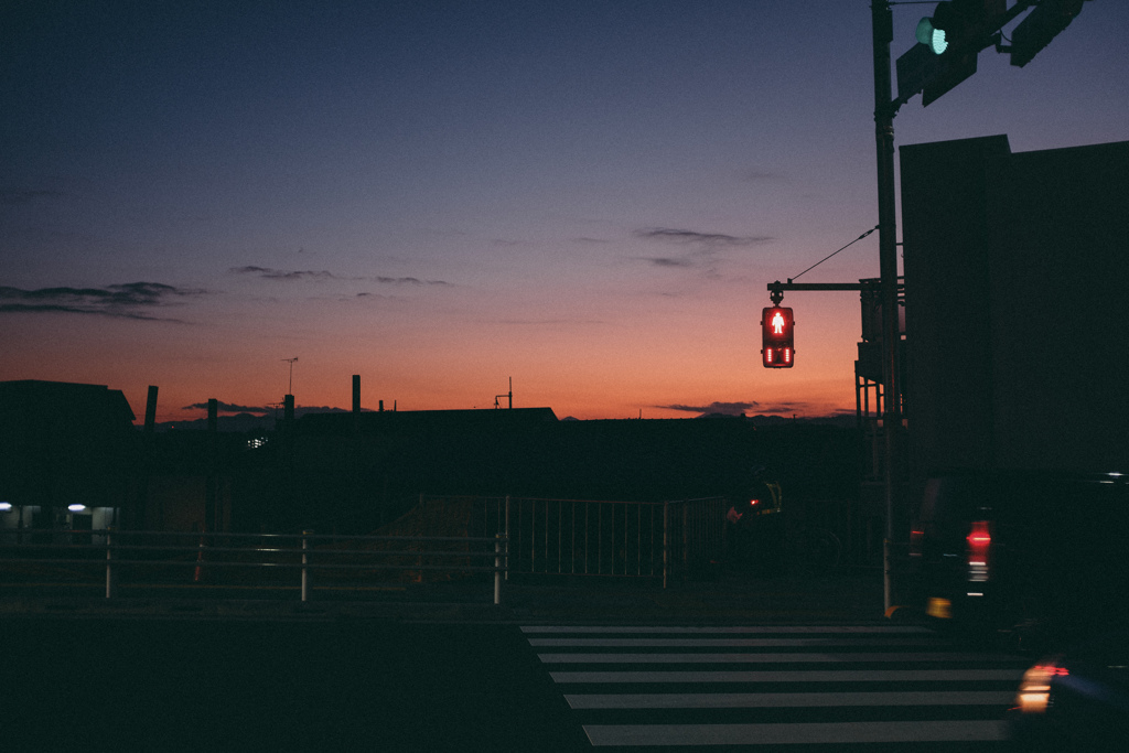 夕焼けの一幕