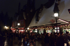 USJハリーポッターエリアの夜景スナップ