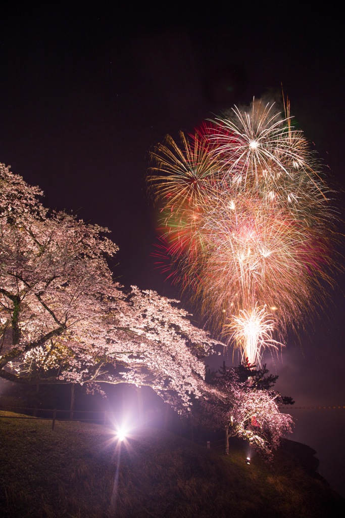 季節外れの大花火