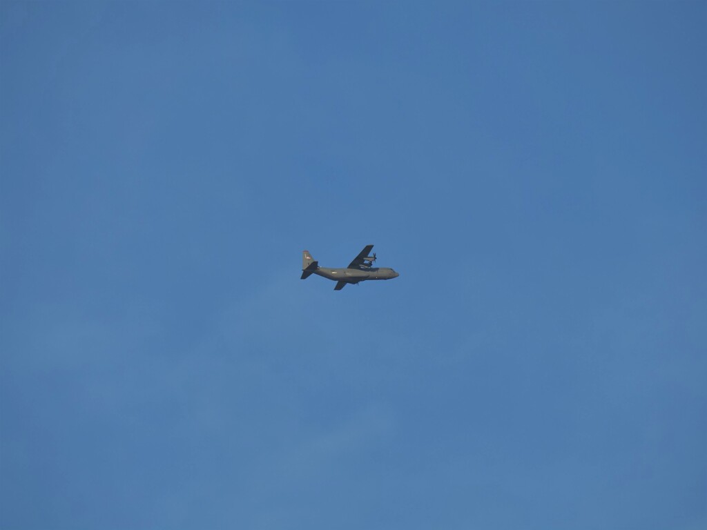 自宅から飛行機撮り