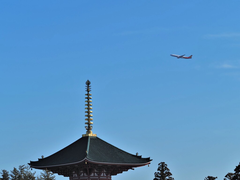 新勝寺の空