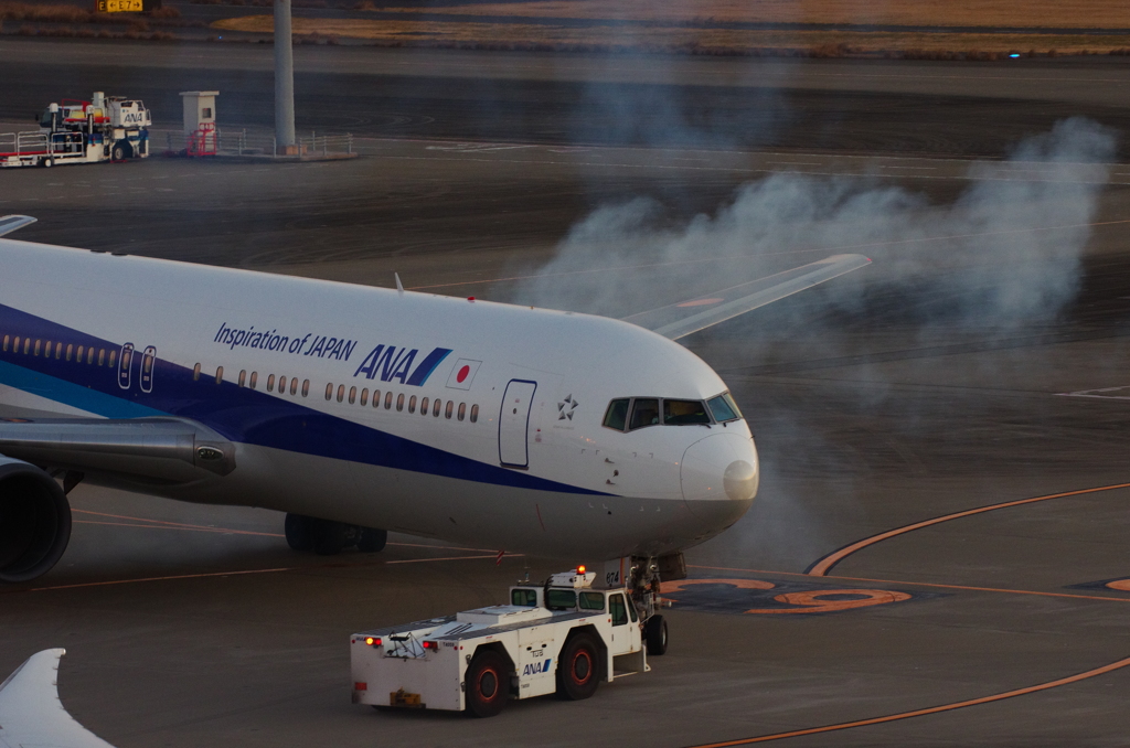 エンジン スタート① B767