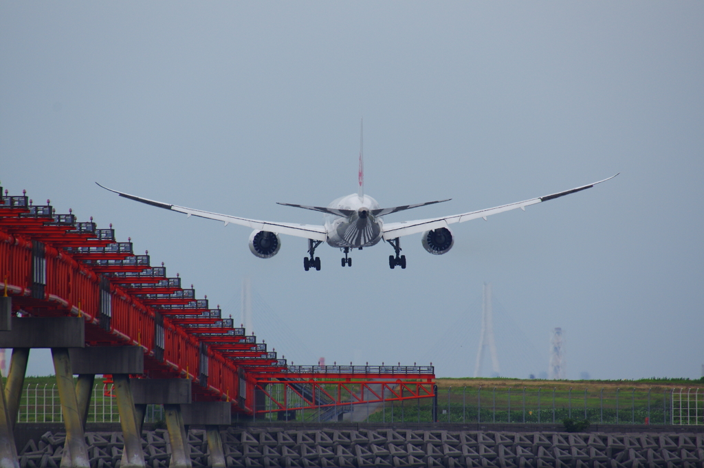 横風ランディング
