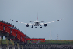 横風ランディング