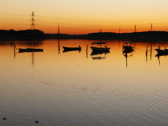 手賀沼夕景～５