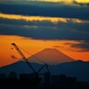 キリンと富士山