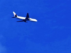 家の上空