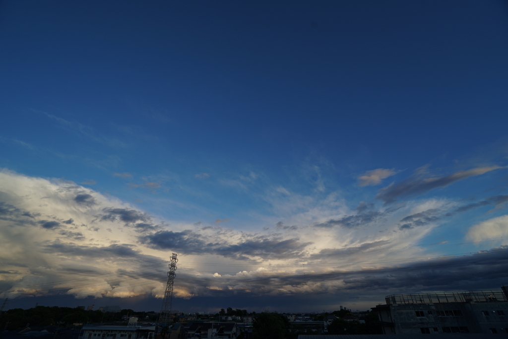 １６mmの夕刻空