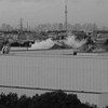 蒸気とスカイツリー