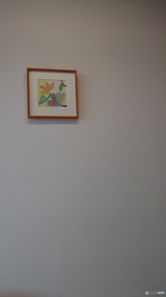 病室の壁の画