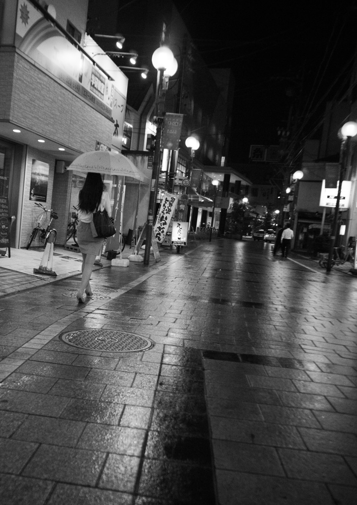 夜の雨