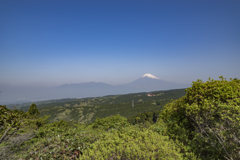 山中城西櫓より富士山を望む (2)
