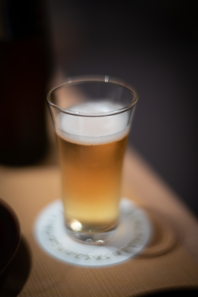 まず一杯。