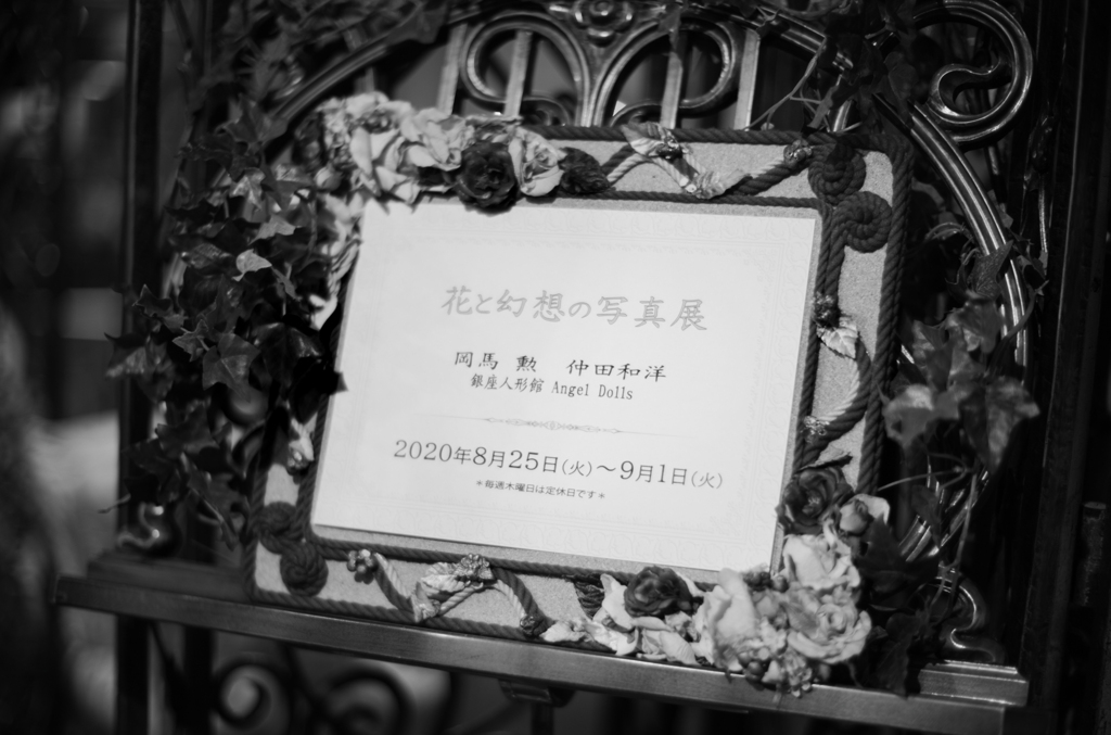花と幻想の写真展・初日
