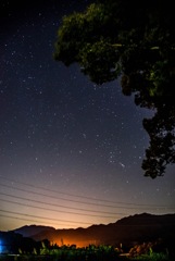 近所の星空