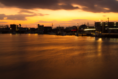 白子港_夕景