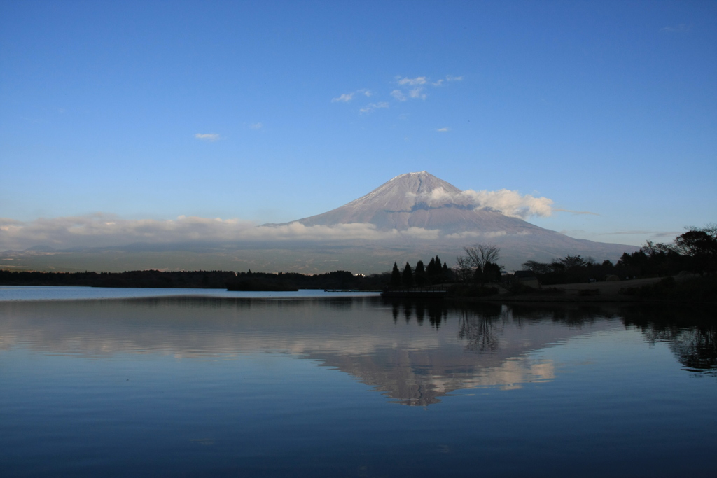 田貫湖の富士景　7