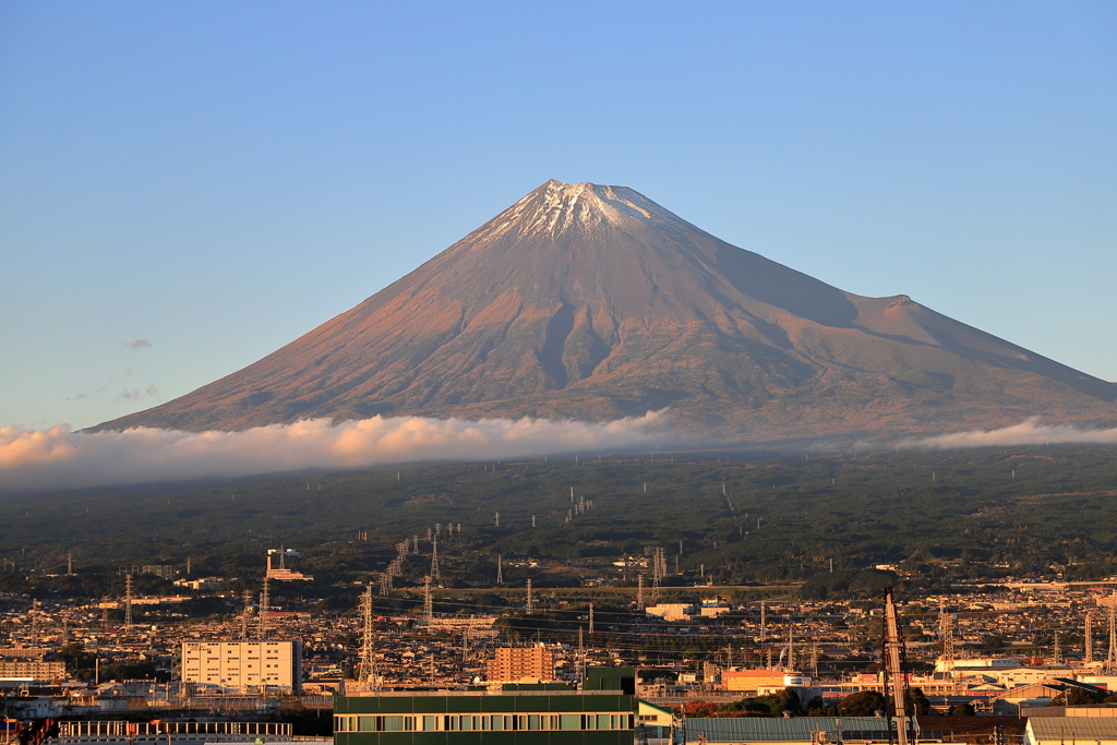 富士と港の見える公園