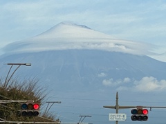 信号待ちで富士山　5