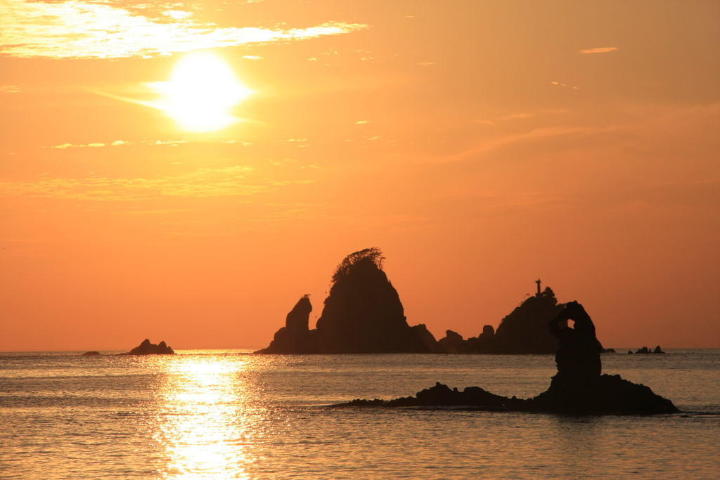 太田子海岸　夕景　８