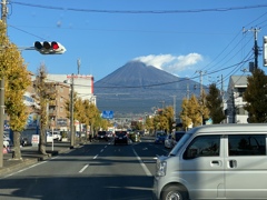 信号待ちで富士山　7