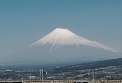 おぼろげな富士