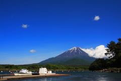 或る日の精進湖