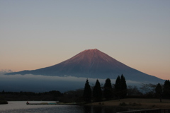 田貫湖の富士景　11