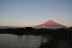 田貫湖の富士景　10