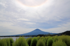 富士山と日暈（ひがさ）1