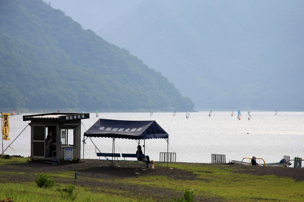 ある日の本栖湖