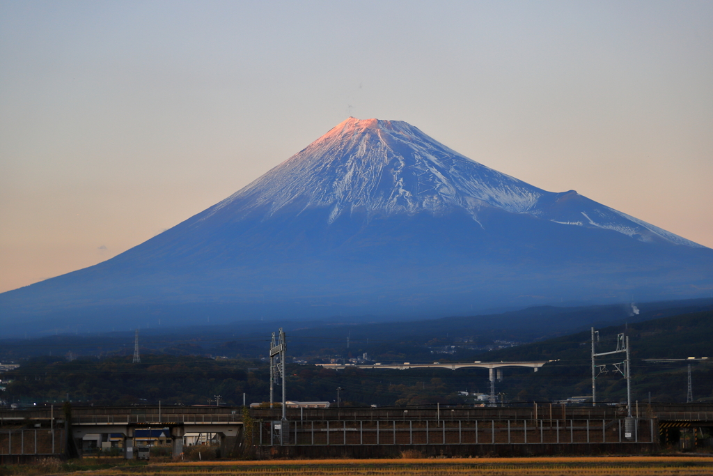 いつもの場所から、ちょっと積雪