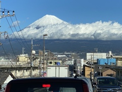 信号待ちで富士山　9