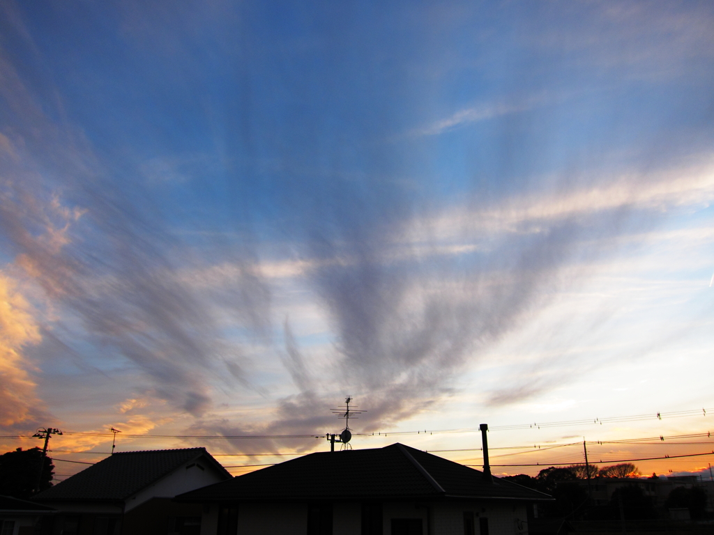 うちからの夕暮れ　2