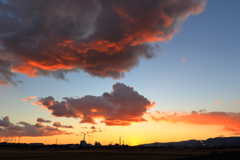 久々の夕景