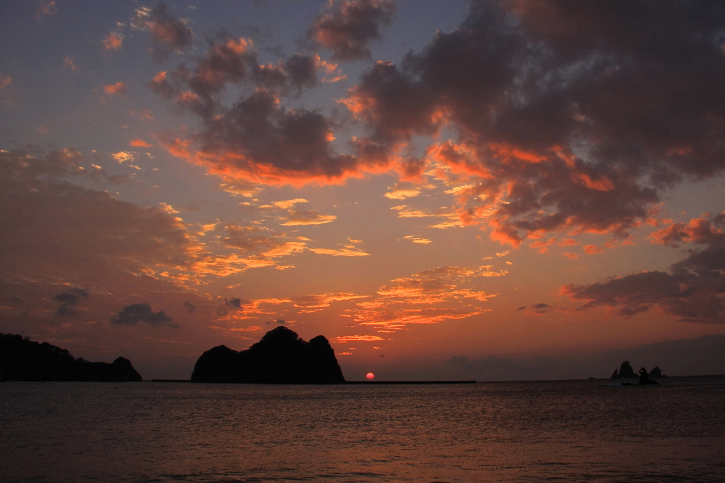 想い出の夕陽