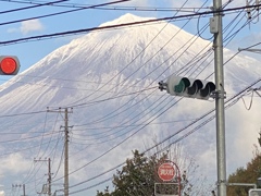 信号待ちで富士山6