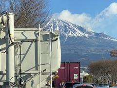 信号待ちで富士山　12