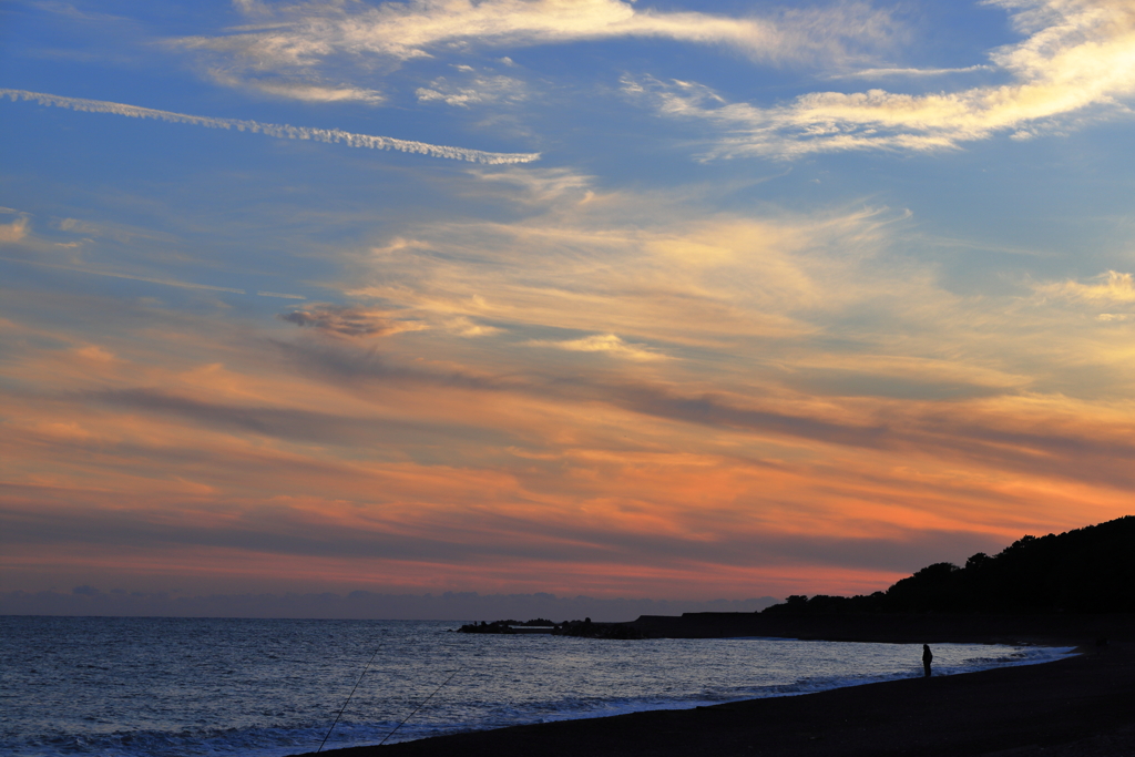 三保の夕暮れ