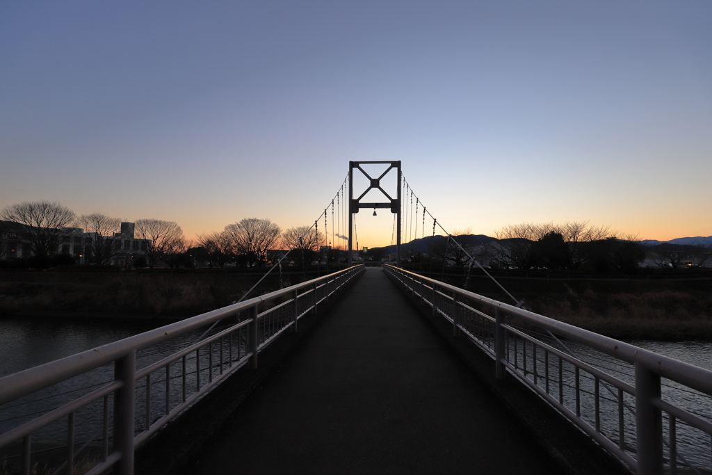 ２月　公園　夕景　1