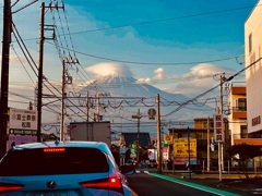 信号待ちで富士山 13