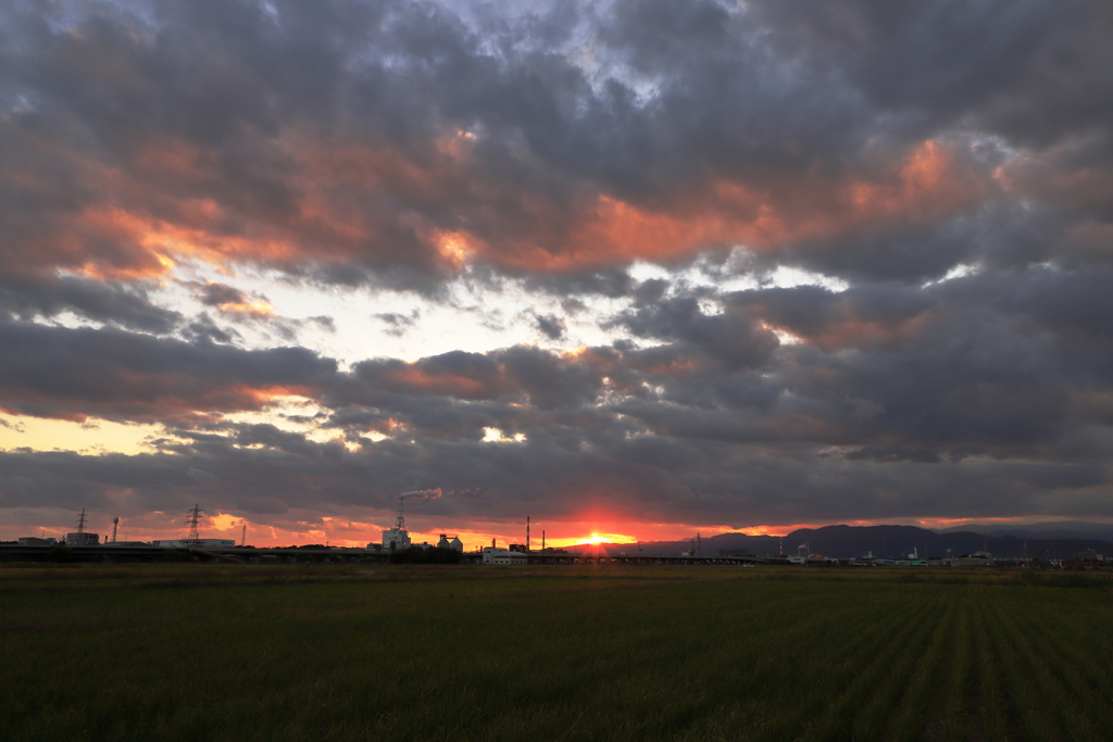 今日の夕暮れ