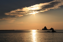 太田子海岸　夕景３