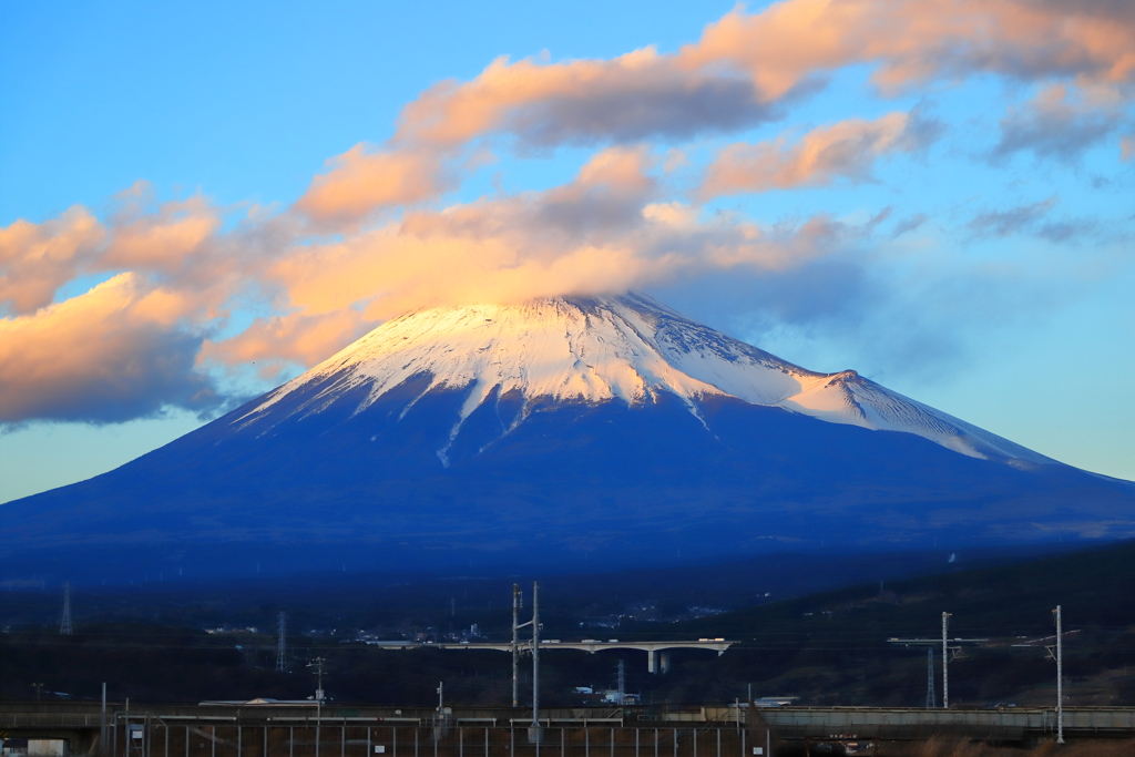 らしくなった富士